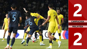 VIDEO bàn thắng Campuchia vs Malaysia: 2-2 (Vòng bảng AFF Cup 2024)