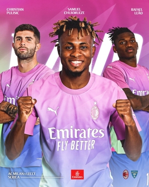 Gửi hỗ trợ! Chukwueze được bầu là cầu thủ hay nhất Milan trong trận gặp Lecce