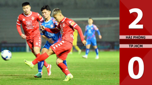 VIDEO bàn thắng Hải Phòng vs TP.HCM: 2-0 (Vòng 12 V.League 2024/25)