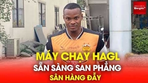 Brandao quyết tâm trong ngày trở lại HAGL, trò chuyện vui vẻ cùng Châu Ngọc Quang